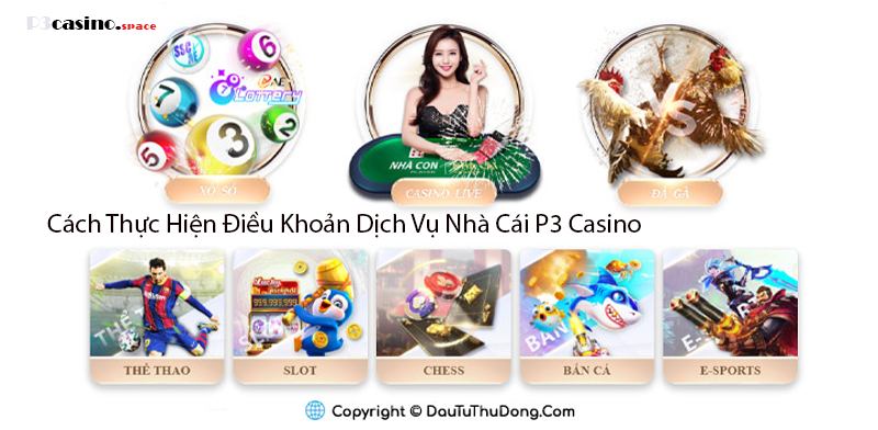 Cách Thực Hiện Điều Khoản Dịch Vụ Nhà Cái P3 Casino